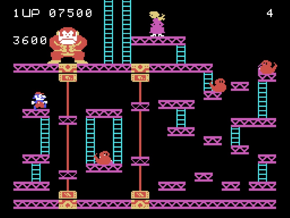 Gameplay of Donkey Kong for Colecovision